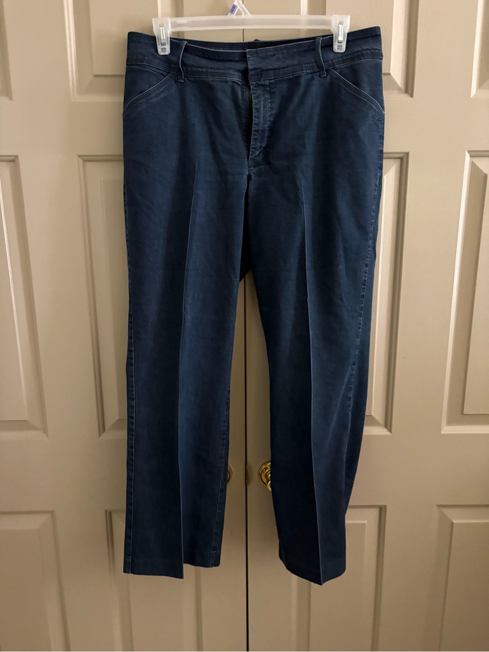 Lee Navy Wide-Leg Jeans